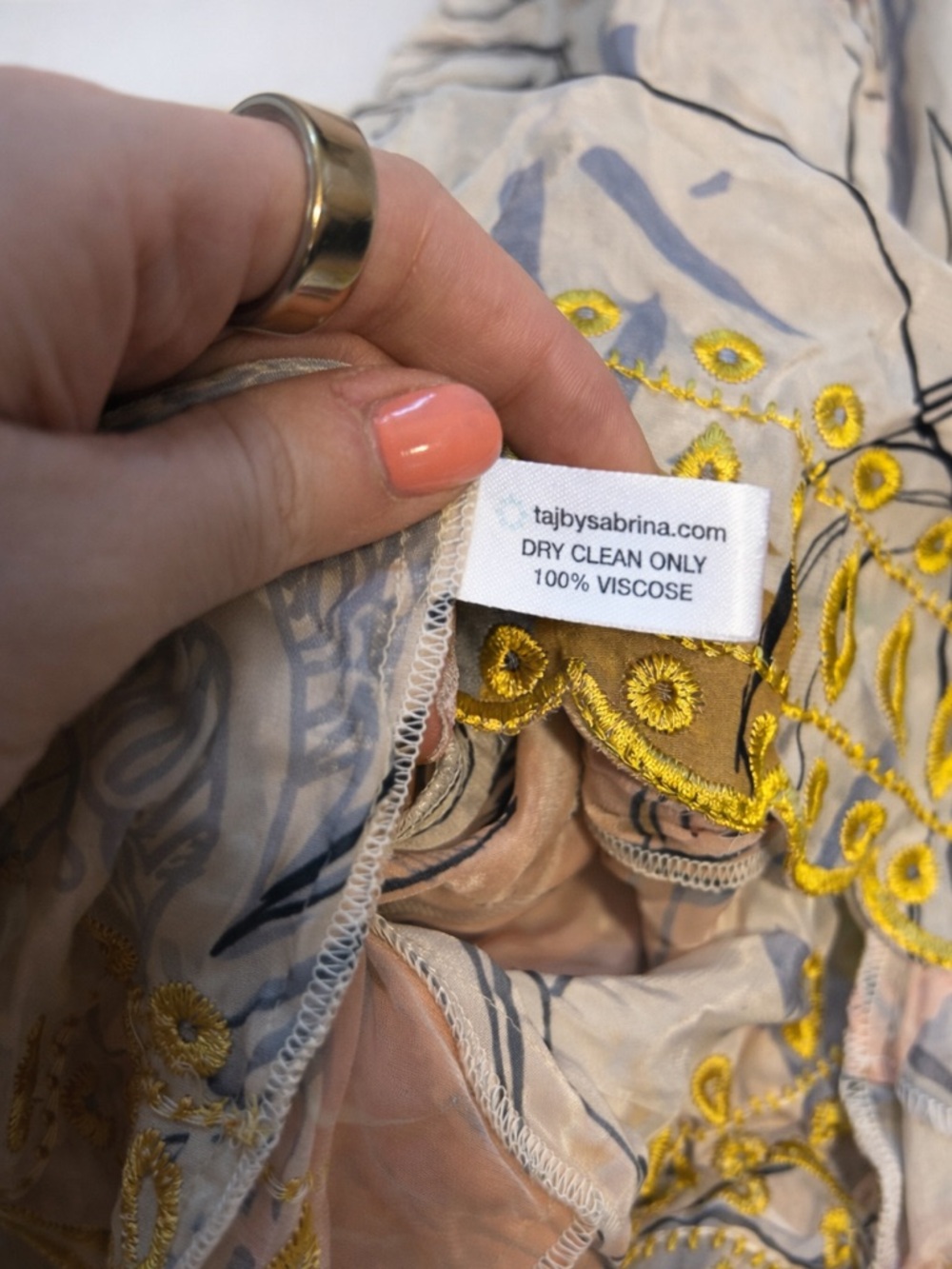 NWT TAJ by Sabrina Crippa Tiger Tropical Print Romper Boho Resort Viscose Small - Picture 6 of 8